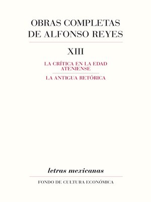 cover image of Obras completas, XIII